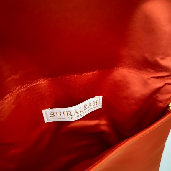 Silk Orange Seahorse Crossbody, Shiraleah Chicago - Picture 6 of 6